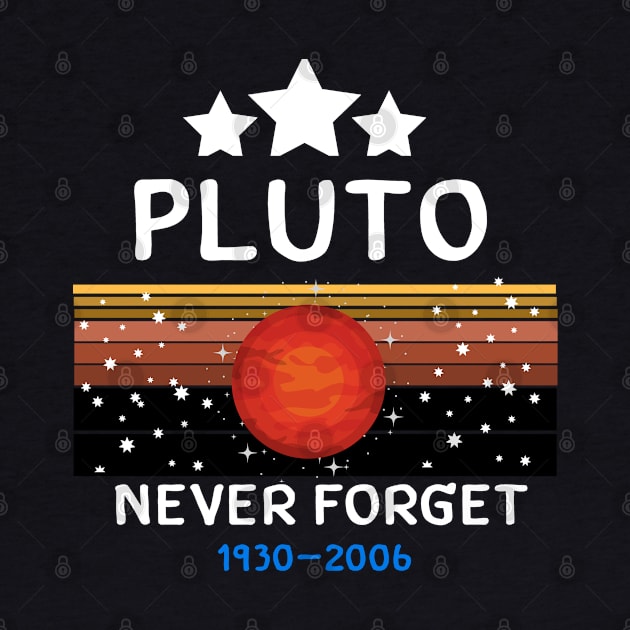 Pluto never forget shirt-Retro Style shirt by AE Desings Digital